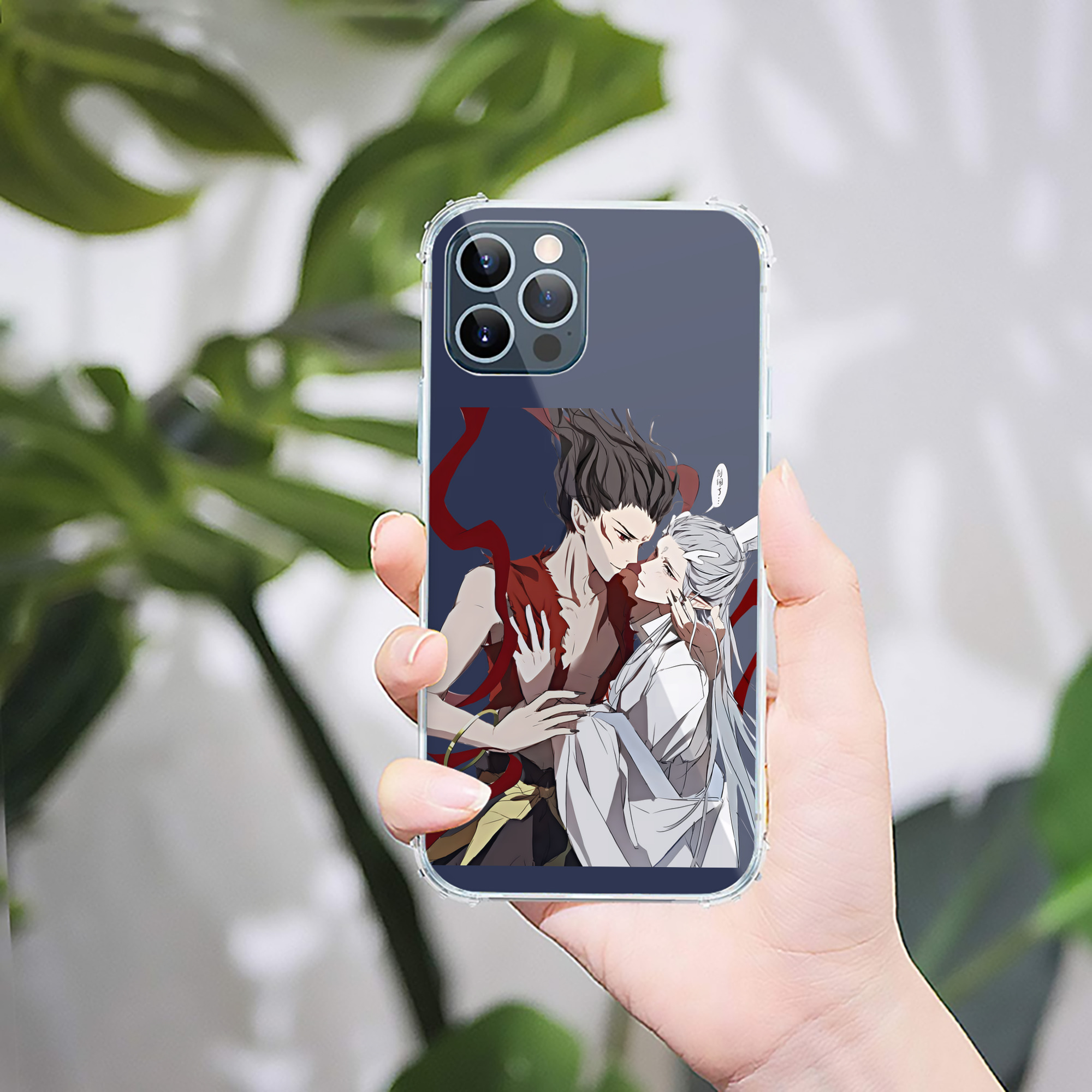 （画像用） Ne Zha 2 ナタ 魔童の大暴れ 【iPhone 12シリーズ対応】透明スマホケース（クリアソフトケース）